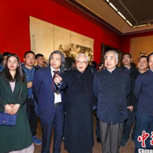 歐豪年八十回顧展在中國(guó)美術(shù)館開幕