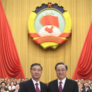 政協(xié)第十三屆全國委員會選出領(lǐng)導(dǎo)人汪洋當(dāng)選全國政協(xié)主席