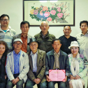劉松林會長一行赴泗涇采風(fēng)并探訪會員獲獎農(nóng)民畫家崔世榮