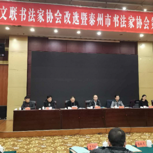 泰州市書法家協(xié)會2018換屆：孫志勇當(dāng)選新一屆書協(xié)主席