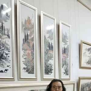 劉國(guó)恩山水畫(huà)作品賞析 | 依山傍水 恬靜和諧
