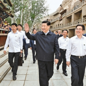 習(xí)近平：堅定信心開拓創(chuàng)新真抓實干 團(tuán)結(jié)一心開創(chuàng)富民興隴新局面