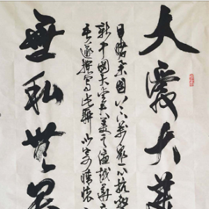 戰(zhàn)疫情|巖中選玉：書(shū)法作品