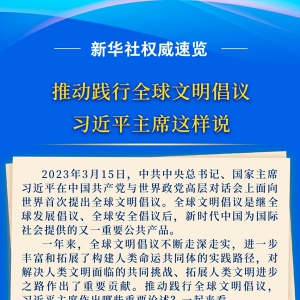 推動踐行全球文明倡議，習(xí)近平主席這樣說